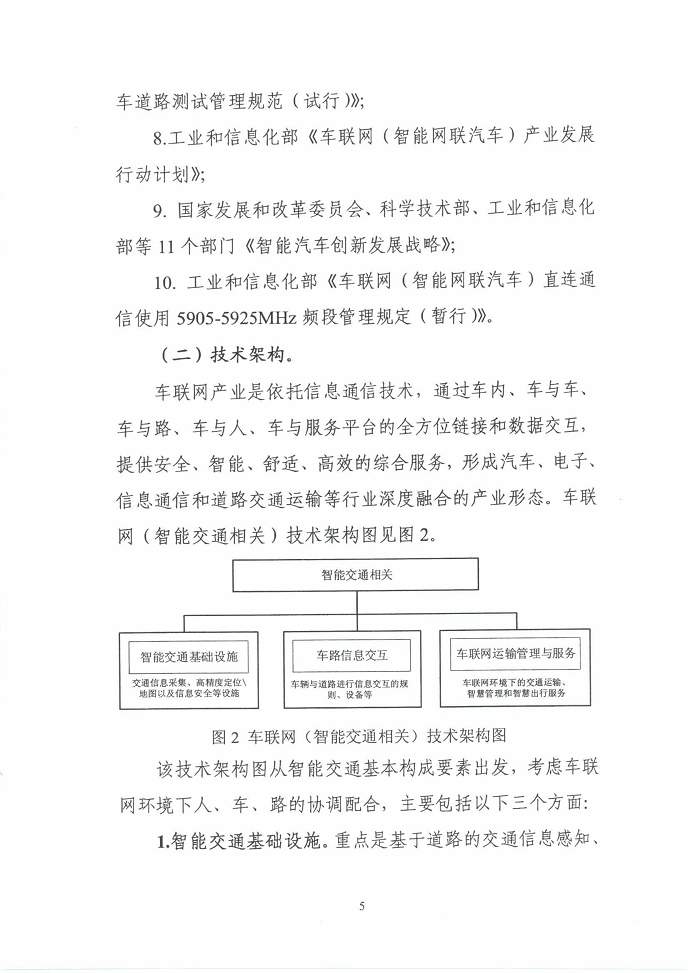 三部门联合印发《国家车联网产业标准体系建设指南（智能交通相关）》