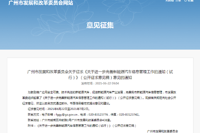 涉车主和车企 广州新能源车上“绿牌”或有新要求