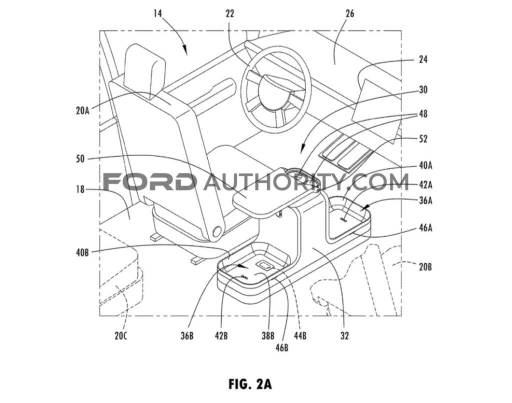 福特申请可配置媒体控制台专利 涵盖多种模块化功能