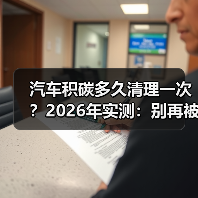 汽车积碳多久清理一次？2026年实测：别再被“1万公里就洗”忽悠了（图1）