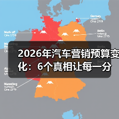 2026年汽车营销预算变化：6个真相让每一分钱更像“投资”（图2）