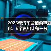 2026年汽车营销预算变化：6个真相让每一分钱更像“投资”（图1）