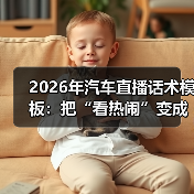 2026年汽车直播话术模板：把“看热闹”变成“下订金”的一套打法（图1）