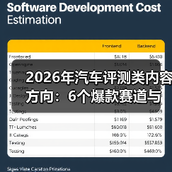 2026年汽车评测类内容方向：6个爆款赛道与可复制的增长打法（图1）