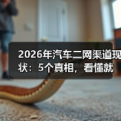 2026年汽车二网渠道现状:5个真相,看懂就能少走3年弯路(图4) 2026年汽车二网渠道现状:5个真相,看懂就能少走3年弯路(图4)