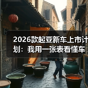 2026款起亚新车上市计划:我用一张表看懂车型节奏与购车窗口(图1) 2026款起亚新车上市计划:我用一张表看懂车型节奏与购车窗口(图1)