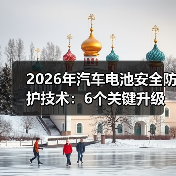2026年汽车电池安全防护技术:6个关键升级让热失控变“可控事故”(图1) 2026年汽车电池安全防护技术:6个关键升级让热失控变“可控事故”(图1)