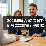 特种作业改装车核心指标：承载、能源与制动冗余解析