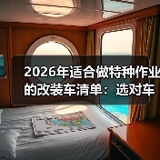 2026年适合做特种作业的改装车清单：选对车，效率翻倍（图3）