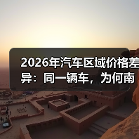 2026年汽车区域价格差异:同一辆车,为何南北能差3万?(图2) 2026年汽车区域价格差异:同一辆车,为何南北能差3万?(图2)