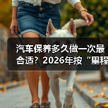 汽车保养多久做一次最合适?2026年按“里程+工况”定周期更省钱(图3) 汽车保养多久做一次最合适?2026年按“里程+工况”定周期更省钱(图3)