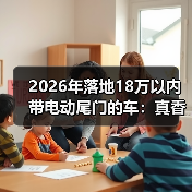 2026年落地18万以内带电动尾门的车:真香清单与避坑攻略(图3) 2026年落地18万以内带电动尾门的车:真香清单与避坑攻略(图3)