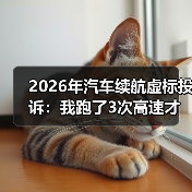 2026年汽车续航虚标投诉：我跑了3次高速才明白的真相与避坑清单（图3）