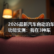 2026最新汽车自动泊车功能实测:我在3种车位里被它“教育”了(图3) 2026最新汽车自动泊车功能实测:我在3种车位里被它“教育”了(图3)