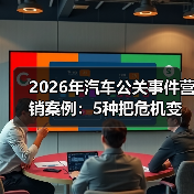 2026年汽车公关事件营销案例:5种把危机变成爆款的打法(图1) 2026年汽车公关事件营销案例:5种把危机变成爆款的打法(图1)