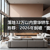 落地32万以内豪华轿车推荐：2026年别被“面子税”坑，这几台真香（图3）