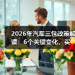 2026年汽车三包政策解读：6个关键变化，买车不再靠运气（图1）