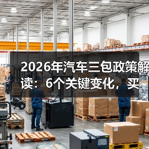 2026年汽车三包政策解读：6个关键变化，买车不再靠运气（图2）