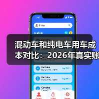 混动车和纯电车用车成本对比：2026年真实账单拆给你看（图3）