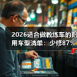 2026适合做教练车的耐用车型清单：少修87%，多跑10万公里（图3）
