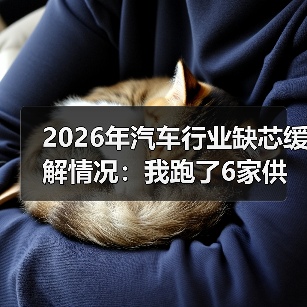 2026年汽车行业缺芯缓解情况：我跑了6家供应链后得出的真相（图2）