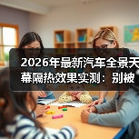 2026年最新汽车全景天幕隔热效果实测：别被“通透感”烤晕了（图3）
