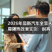 2026年最新汽车全景天幕隔热效果实测：别再被“看起来很高级”骗了（图3）