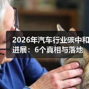2026年汽车行业碳中和进展:6个真相与落地路线图(图4) 2026年汽车行业碳中和进展:6个真相与落地路线图(图4)