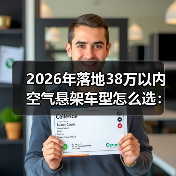 2026年落地38万以内空气悬架车型怎么选:6个真相+避坑清单(图3) 2026年落地38万以内空气悬架车型怎么选:6个真相+避坑清单(图3)