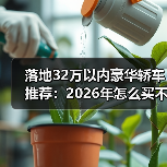 落地32万以内豪华轿车推荐：2026年怎么买不吃亏的6个答案（图2）