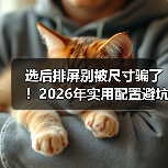 选后排屏别被尺寸骗了！2026年实用配置避坑指南（图4）