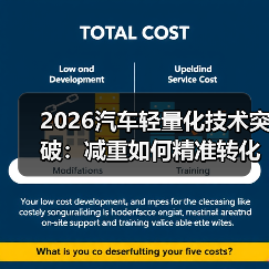 2026汽车轻量化技术突破:减重如何精准转化为续航?(图2) 2026汽车轻量化技术突破:减重如何精准转化为续航?(图2)