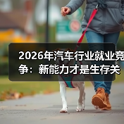 2026年汽车行业就业竞争:新能力才是生存关键(图3) 2026年汽车行业就业竞争:新能力才是生存关键(图3)
