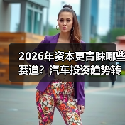 2026年资本更青睐哪些赛道?汽车投资趋势转向盈利模型(图1) 2026年资本更青睐哪些赛道?汽车投资趋势转向盈利模型(图1)