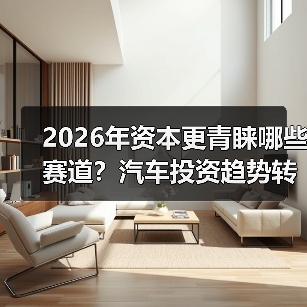 2026年资本更青睐哪些赛道?汽车投资趋势转向盈利模型(图2) 2026年资本更青睐哪些赛道?汽车投资趋势转向盈利模型(图2)