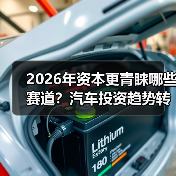 2026年资本更青睐哪些赛道?汽车投资趋势转向盈利模型(图4) 2026年资本更青睐哪些赛道?汽车投资趋势转向盈利模型(图4)