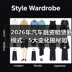 2026年汽车融资租赁新模式:5大变化揭秘如何少花冤枉钱(图2) 2026年汽车融资租赁新模式:5大变化揭秘如何少花冤枉钱(图2)