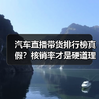 汽车直播带货排行榜真假?核销率才是硬道理(图1) 汽车直播带货排行榜真假?核销率才是硬道理(图1)