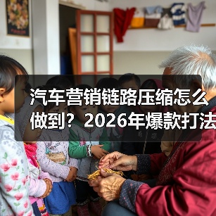 汽车营销链路压缩怎么做到?2026年爆款打法揭秘(图2) 汽车营销链路压缩怎么做到?2026年爆款打法揭秘(图2)