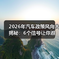 2026年汽车政策风向大揭秘:6个信号让你避开转型陷阱(图4) 2026年汽车政策风向大揭秘:6个信号让你避开转型陷阱(图4)