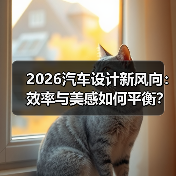 2026汽车设计新风向：效率与美感如何平衡？