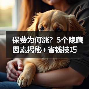 保费为何涨?5个隐藏因素揭秘+省钱技巧(图3) 保费为何涨?5个隐藏因素揭秘+省钱技巧(图3)