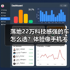 落地22万科技感强的车怎么选？体验像手机不虚标