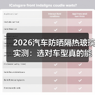 2026汽车防晒隔热玻璃实测:选对车型真的能少受一半罪?(图2) 2026汽车防晒隔热玻璃实测:选对车型真的能少受一半罪?(图2)
