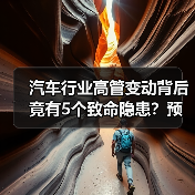 汽车行业高管变动背后竟有5个致命隐患?预警信号全解析(图1) 汽车行业高管变动背后竟有5个致命隐患?预警信号全解析(图1)