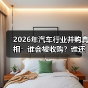 2026年汽车行业并购真相：谁会被收购？谁还能逆袭？（图1）