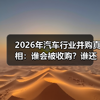 2026年汽车行业并购真相：谁会被收购？谁还能逆袭？（图4）