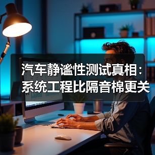 汽车静谧性测试真相：系统工程比隔音棉更关键（图1）