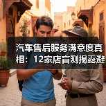汽车售后服务满意度真相:12家店盲测揭露避坑指南(图2) 汽车售后服务满意度真相:12家店盲测揭露避坑指南(图2)