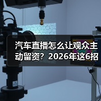 汽车直播怎么让观众主动留资？2026年这6招真能转化